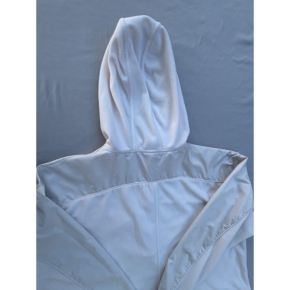 Athleta womens polyester fleece  hooded quarter zip with adjustable sides Size S - Picture 13 of 15